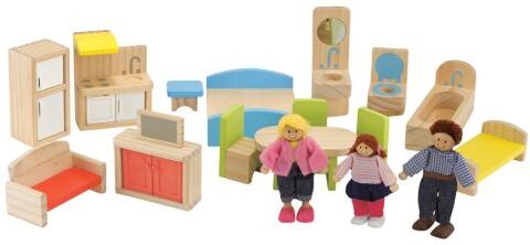 Hi-Rise Wooden Dollhouse by Melissa & Doug