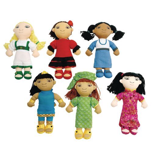 Excellerations World Friends Dolls - Set of 6 Girls