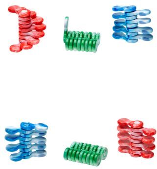 Helix Fidget - Set of 6 by Trainers Warehouse