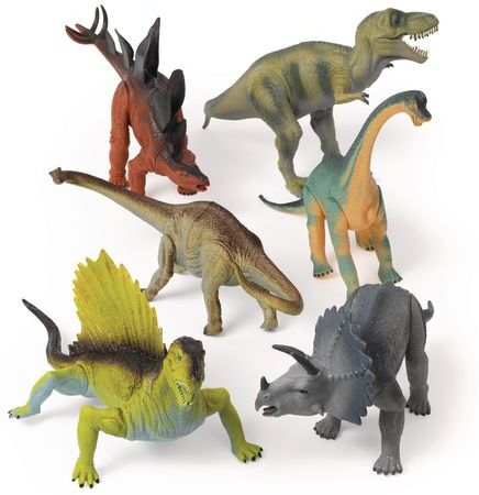 Excellerations Jumbo Assorted Dinosaurs - Set of 6