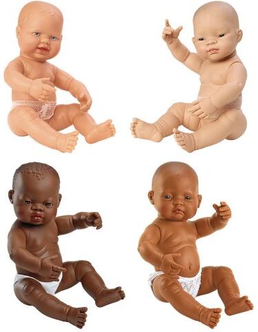 Newborn Dolls - Set of 8, 16" Dolls by Miniland Educational