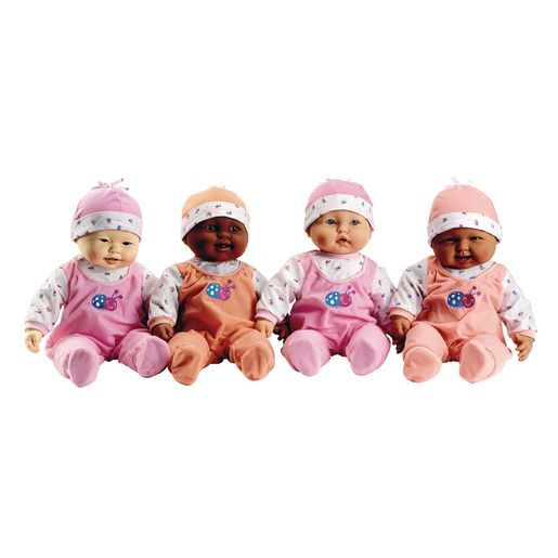 Lots to Cuddle 20" Baby Dolls - Set of 4 by JC Toys
