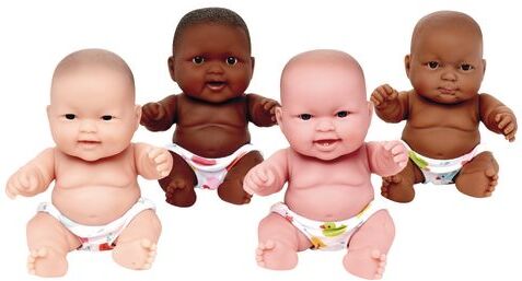 10" Huggy Babies, Set of 4 by JC Toys