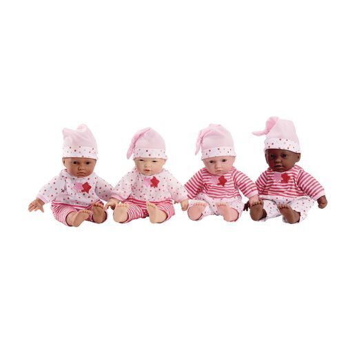11" Soft Body Baby Dolls - Set of All 4 by Discount School Supply