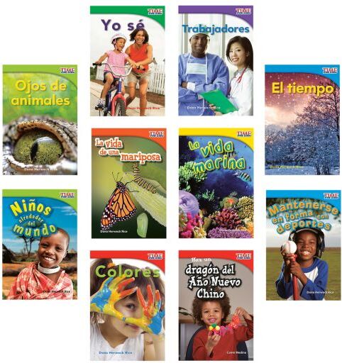 TIME FOR KIDS Informational Text Grade 1 Readers Spanish Set 2 10-Book Set by Really Good Stuff