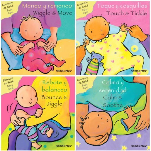 Gimnasio De Bebe/Baby Gym Bilingual Books, Set of 4 by Child's Play