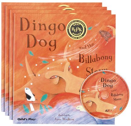 Dingo Dog and the Billabong Storm - 4 Paperback Books and 1 CD by Child's Play