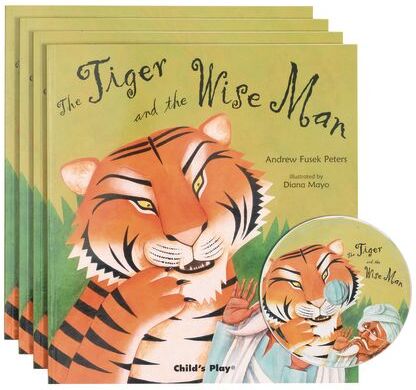 Tiger and the Wise Man - 4 Paperback Books and 1 CD by Child's Play