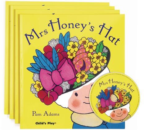 Mrs. Honey's Hat - 4 Paperback Books and 1 CD by Child's Play