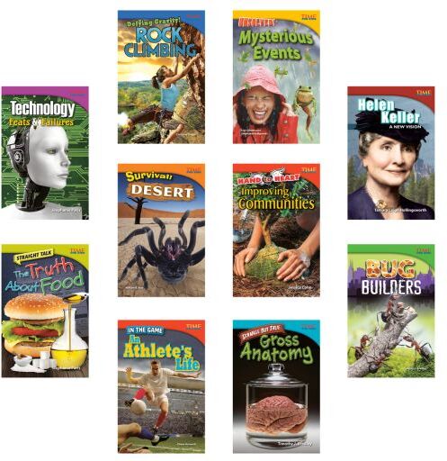 TIME FOR KIDS Informational Text Grade 4 Readers Set 1 10-Book Set by Shell Education