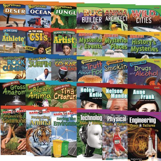 TIME FOR KIDS Informational Text Grade 4 Readers 30-Book Set by Shell Education