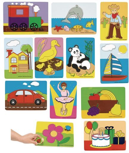 Excellerations Early Childhood Puzzles - Set of 12