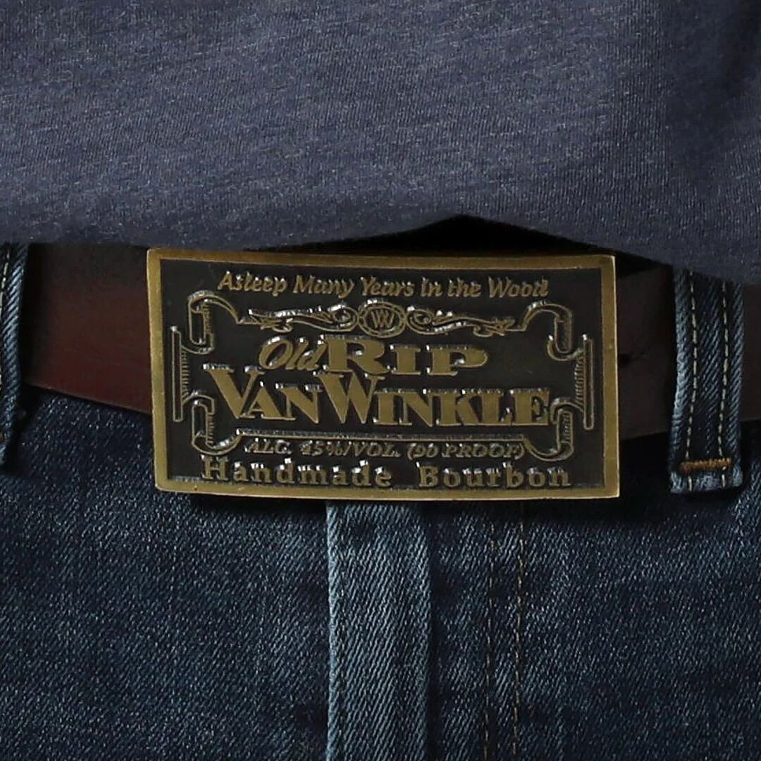 Parsley's Brass Old Rip Van Winkle Belt Buckle