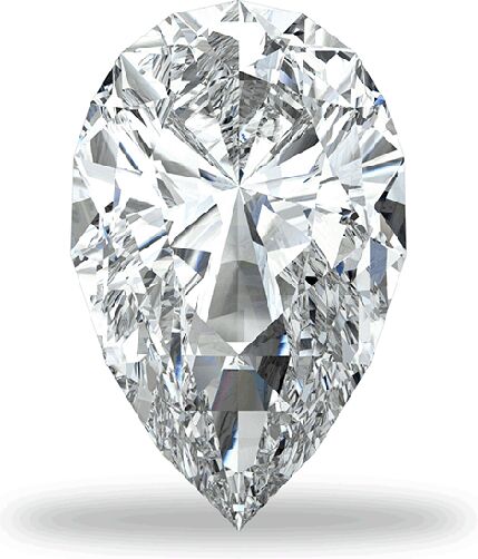 Allurez 2.16 Carat F-SI1 Excellent Cut Pear Shaped Diamond