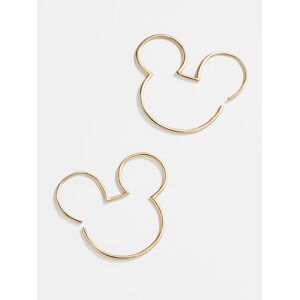 Baublebar Mickey Mouse Disney 18K Gold Sterling Silver Threader Hoop Earrings