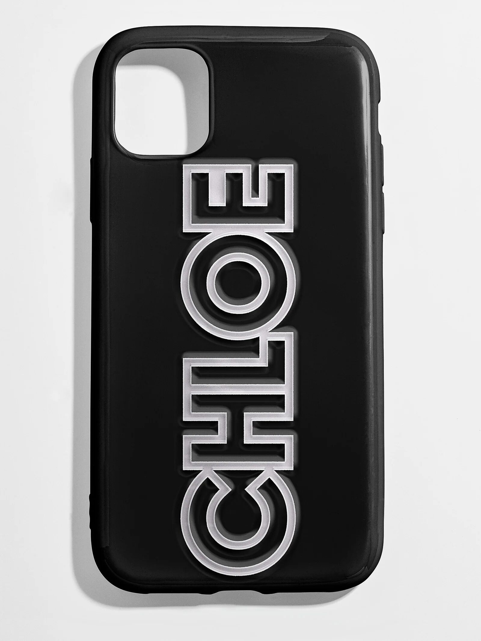 Baublebar Block Font Custom iPhone Case - Black/White  - Size: iPhone 13 Pro Max
