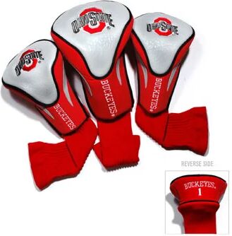 Team Golf Ohio State Buckeyes Contour Sock Headcovers - 3 Pack