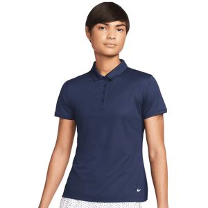 Nike Women's Dri-Fit Victory Golf Polo Shirt, 100% Polyester in College Navy, Size XL