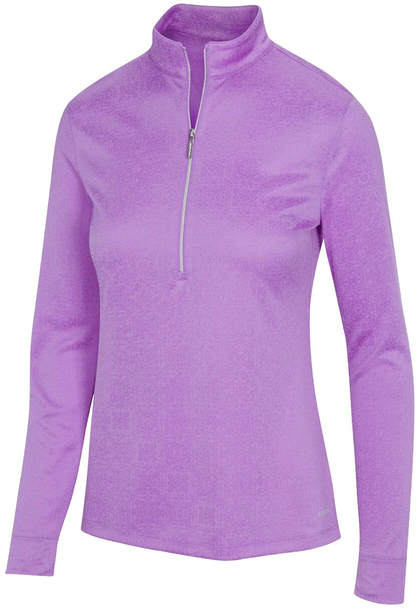 Greg Norman Womens Solar XP Mercado 1/2 Zip Long Sleeve Golf Top -  , Size: XXL