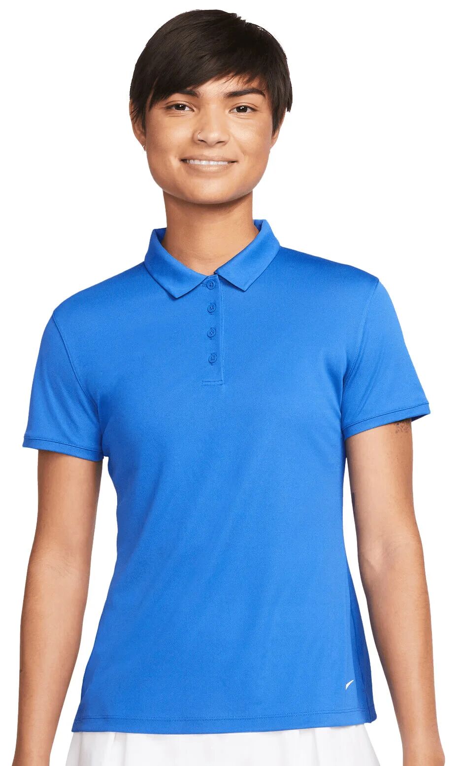 Nike Womens Dri-FIT Victory Golf Polo Shirt - Blue, Size: X-Large