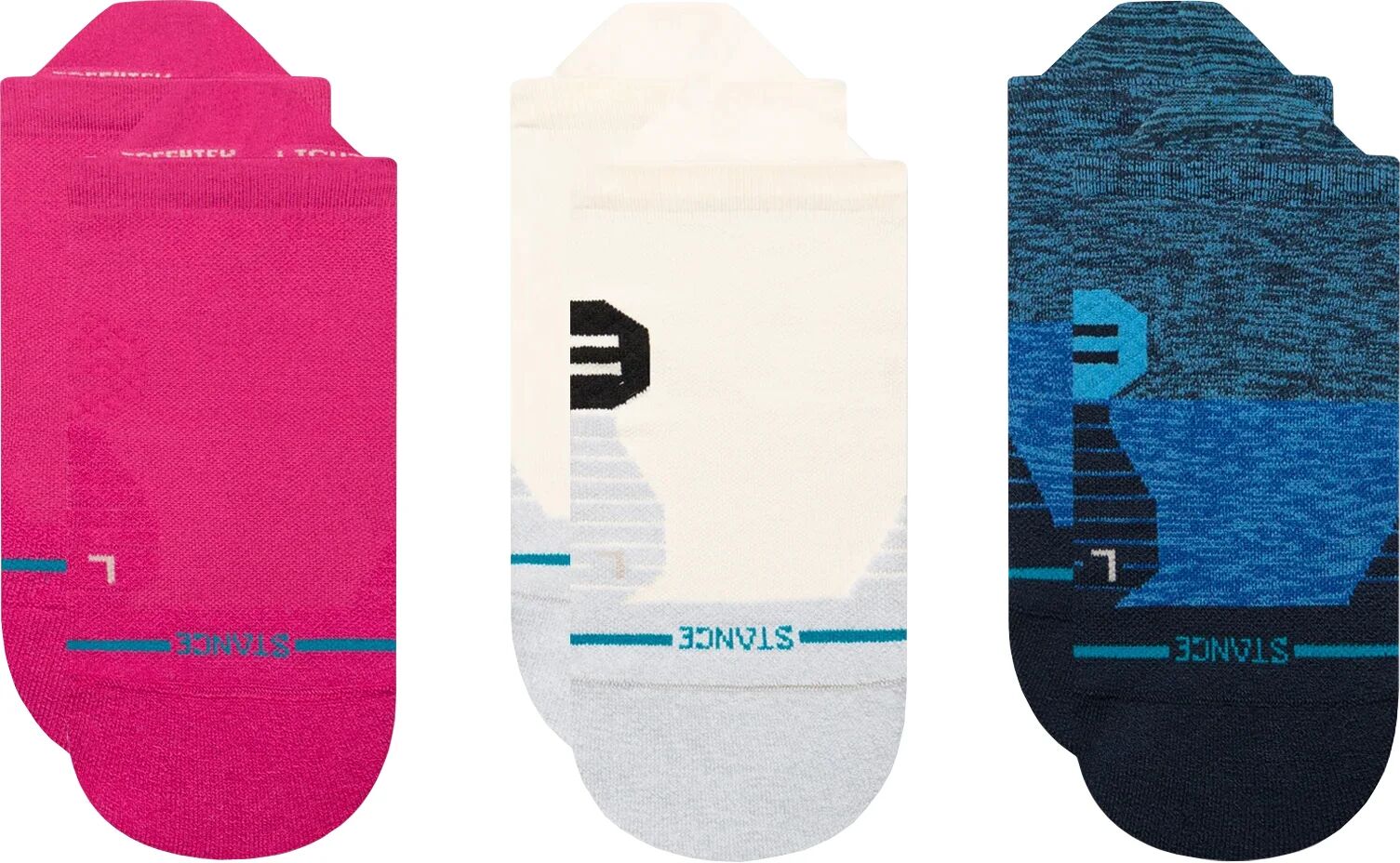 Stance Golf Womens Pick It Up Performance Tab Socks - 3 Pack - Multicolor, Size: Small