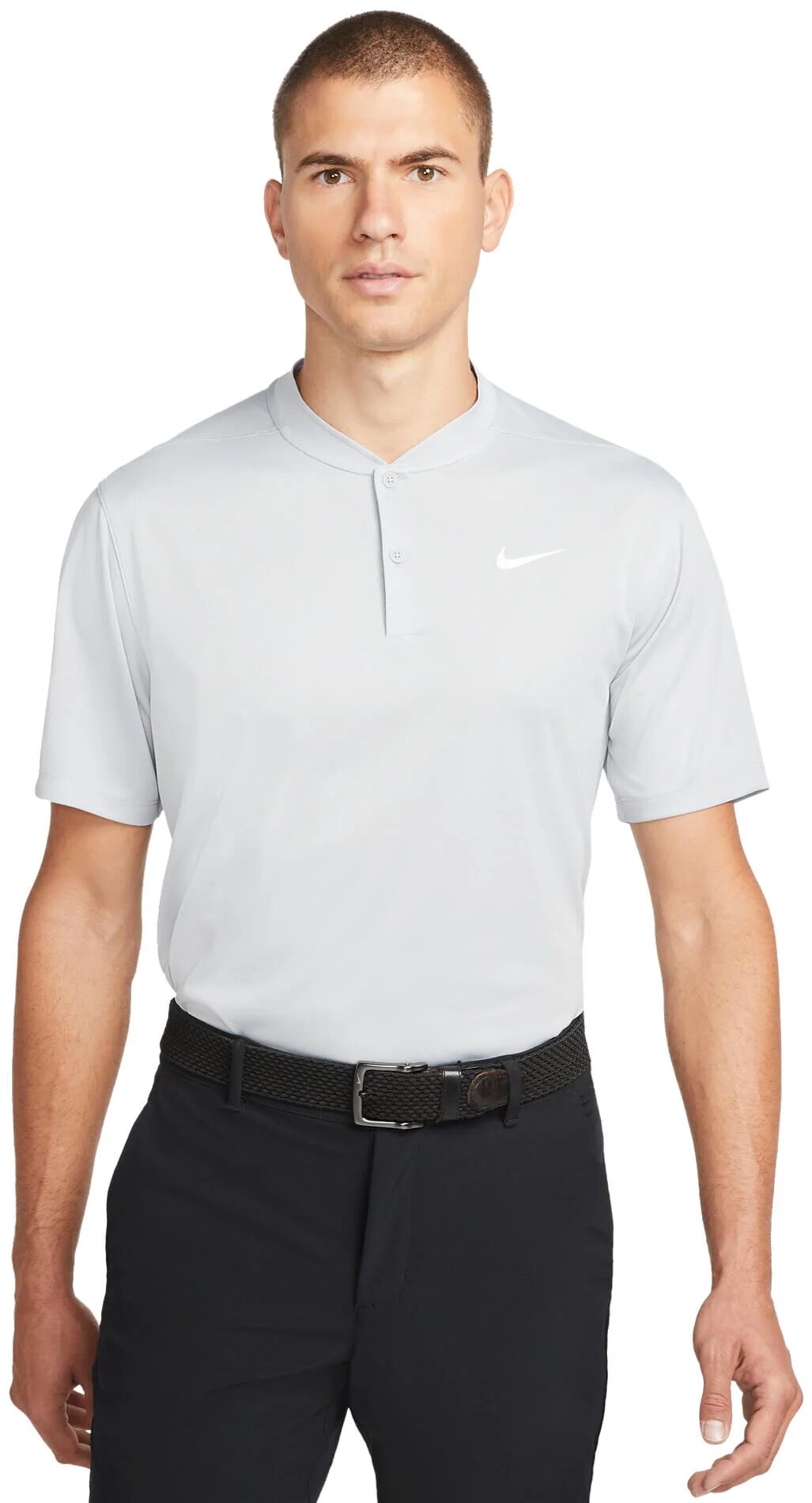 Nike Dri-FIT Victory Blade Men's Golf Polo Shirt - Grey, Size: Large