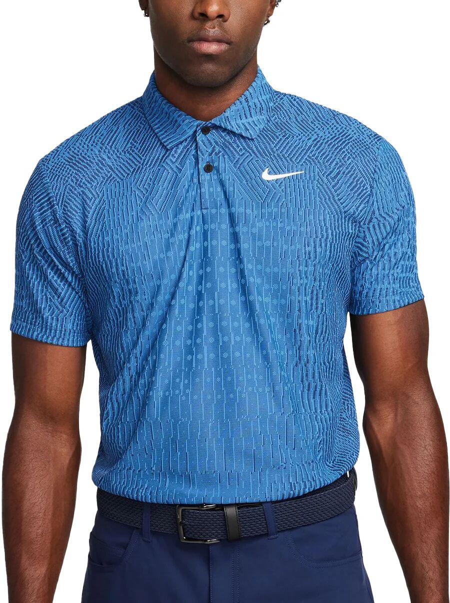 Nike Tour Dri-FIT ADV Men's Golf Polo - Blue, Size: Large