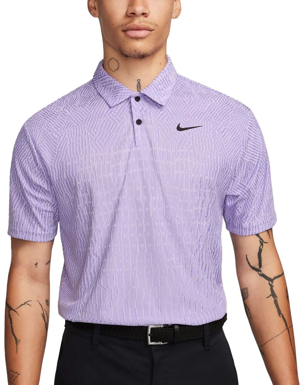 Nike Tour Dri-FIT ADV Men's Golf Polo - Purple, Size: Small