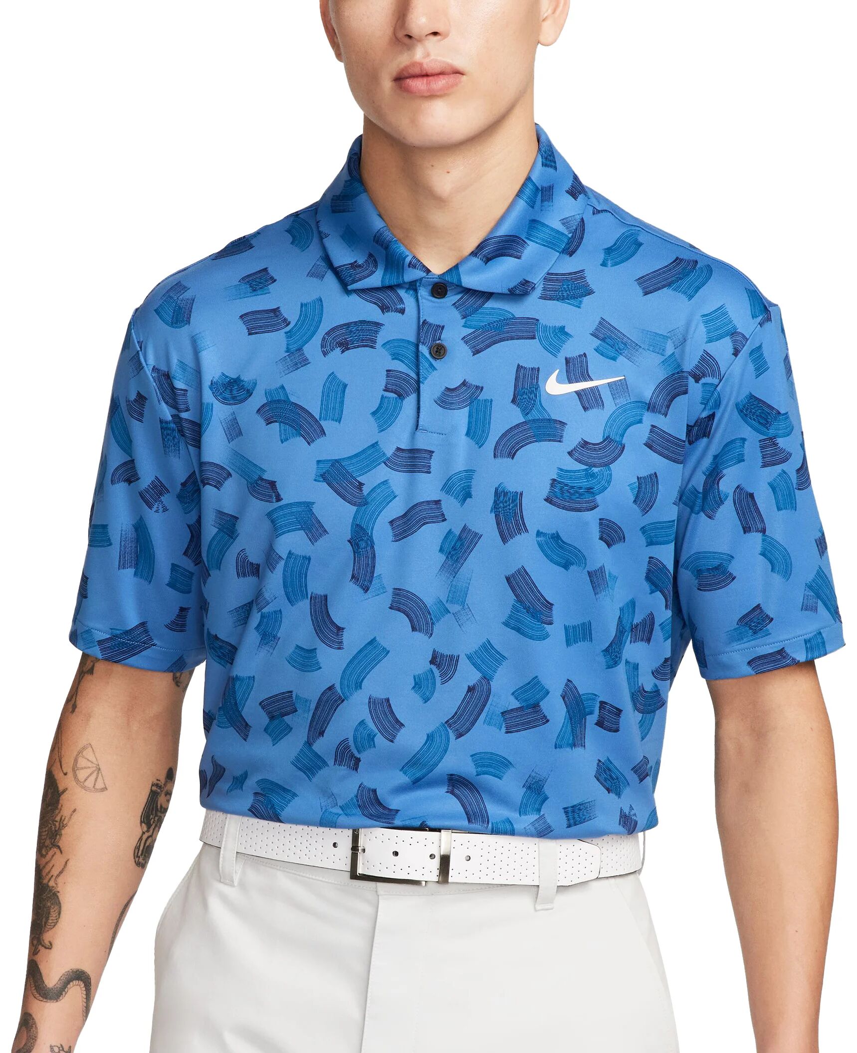 Nike Tour Dri-FIT Men's Golf Polo - Blue, Size: Small