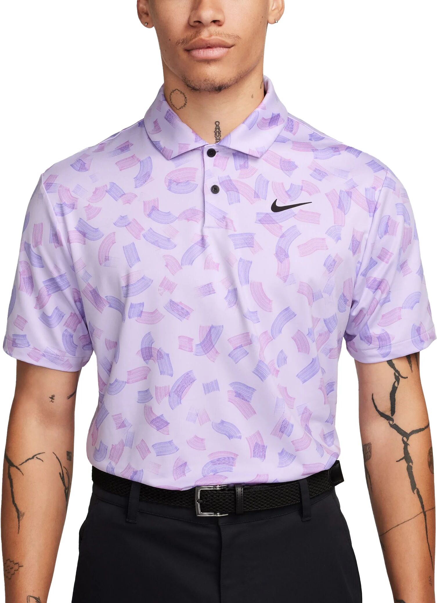 Nike Tour Dri-FIT Men's Golf Polo - Purple, Size: Large