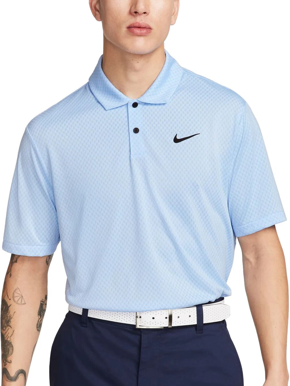 Nike Tour Dri-FIT Men's Golf Polo - Blue, Size: Small