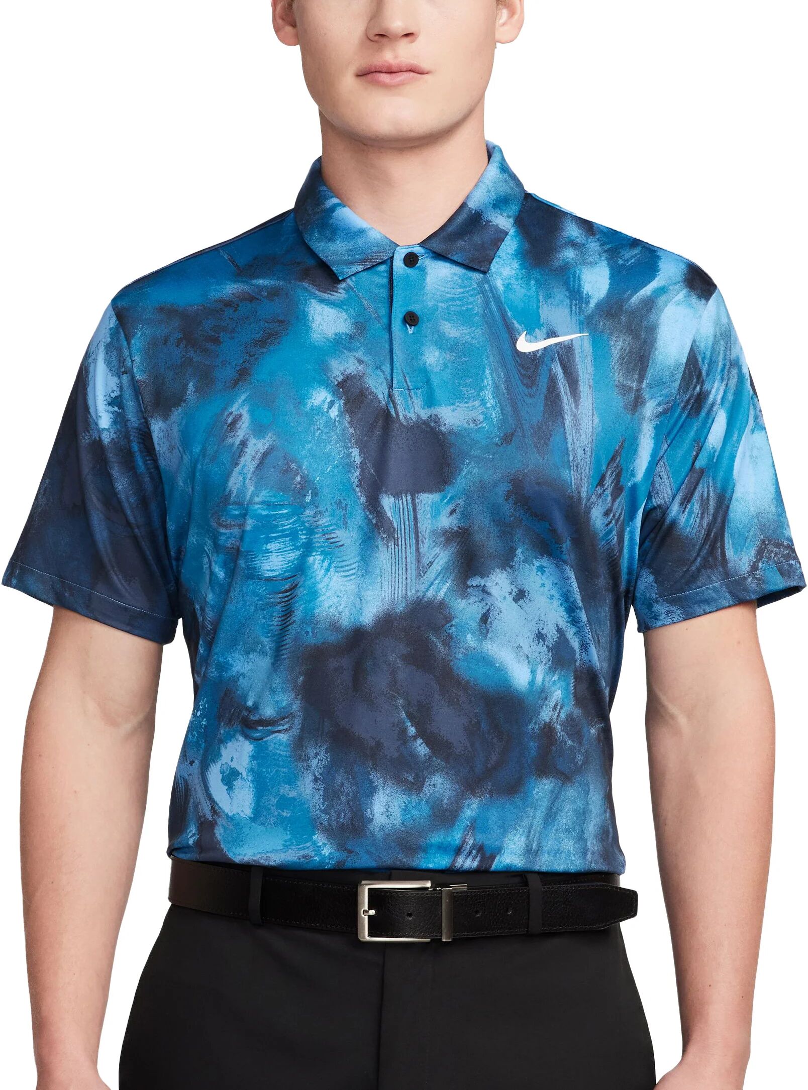 Nike Tour Dri-FIT Men's Golf Polo - Blue, Size: Large