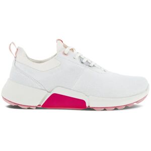 Ecco Women's Biom H4 Golf Shoes in White/Silver Pink, Size 42 (US 11-11.5)