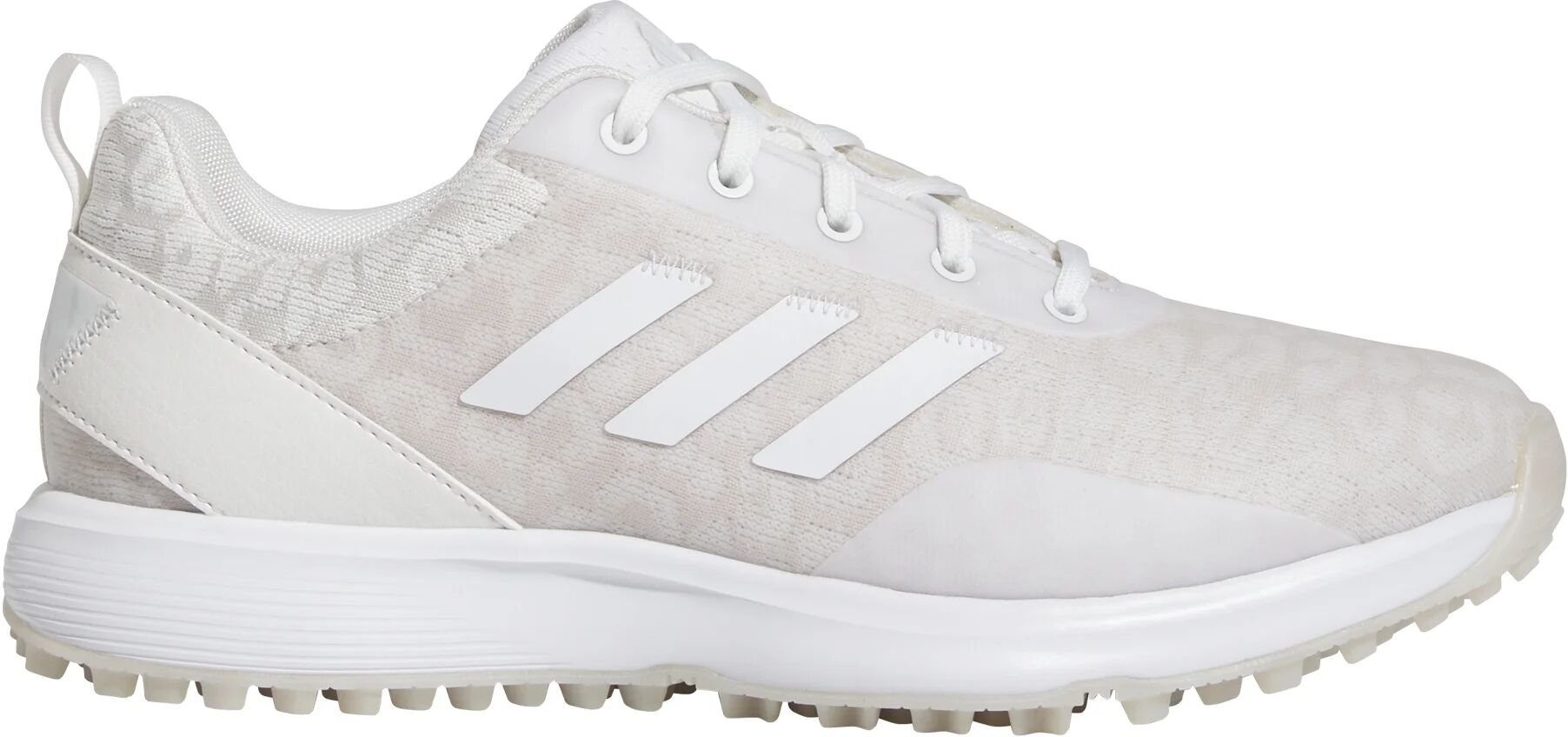 adidas Womens S2G SL 23 Golf Shoes - Cloud White/Cloud White/Dash Grey - 6 - MEDIUM