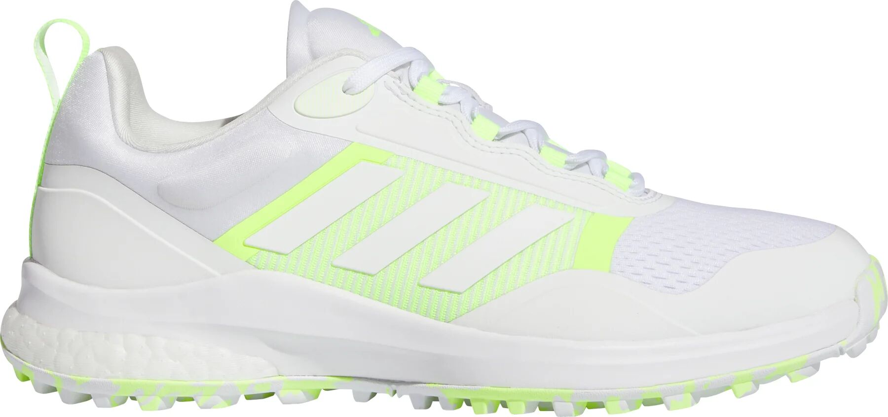 adidas Womens Zoysia Golf Shoes - Cloud White/Cloud White/Lucid Lemon - 6.5 - MEDIUM