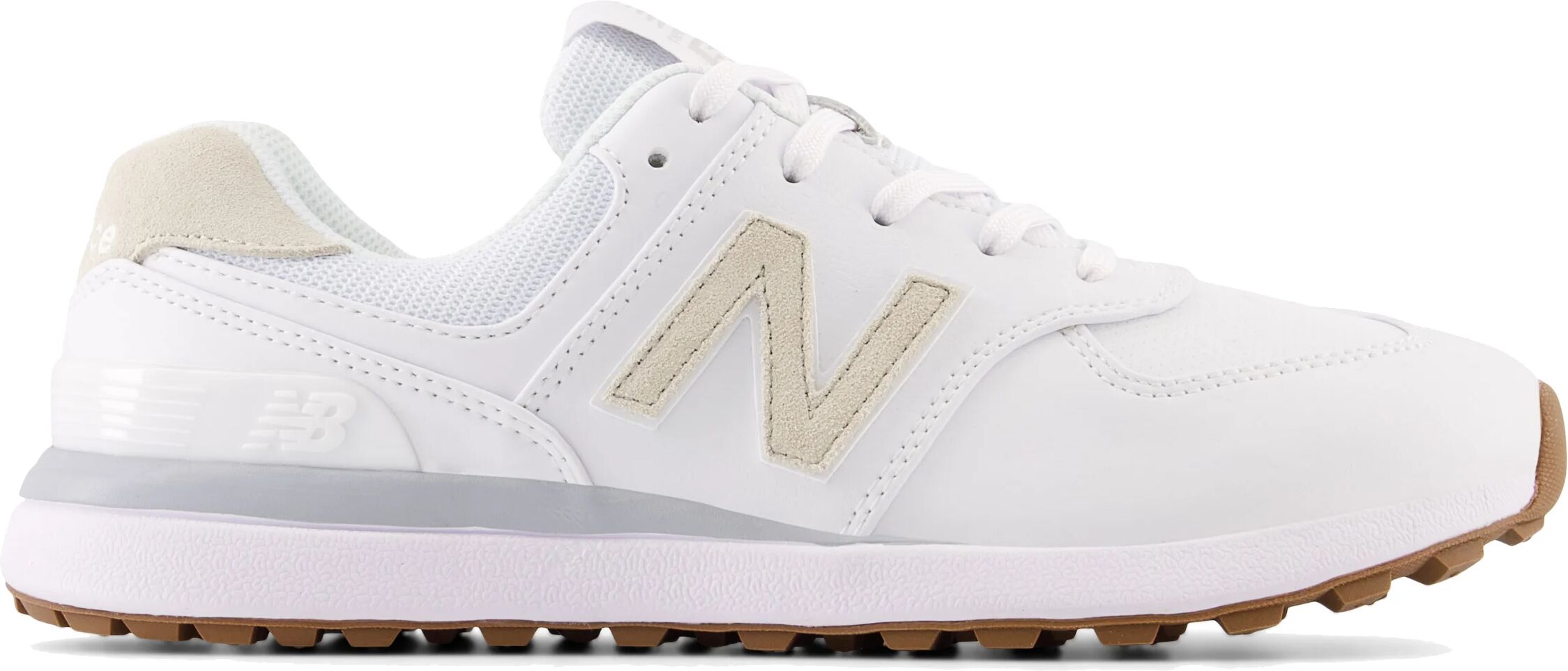 New Balance Womens 574 Greens v2 Golf Shoes - White - 6.5 - D