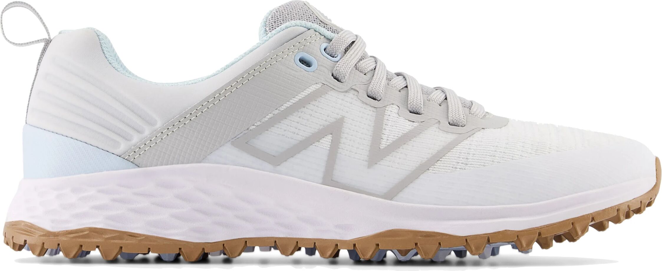 New Balance Womens Fresh Foam Contend v2 Golf Shoes - White/Grey - 9.5 - B