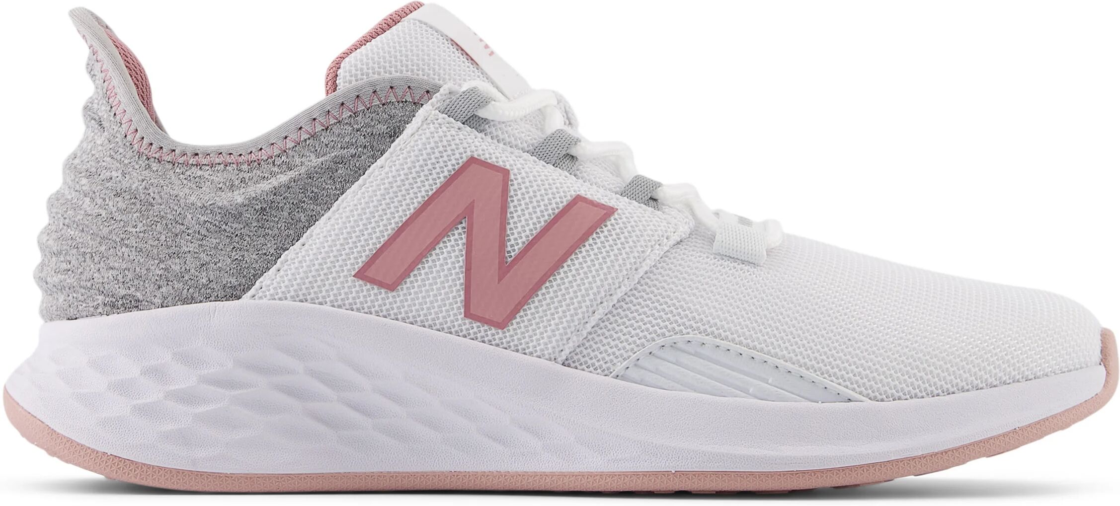 New Balance Womens Fresh Foam ROAV Golf Shoes - White/Pink - 9.5 - B