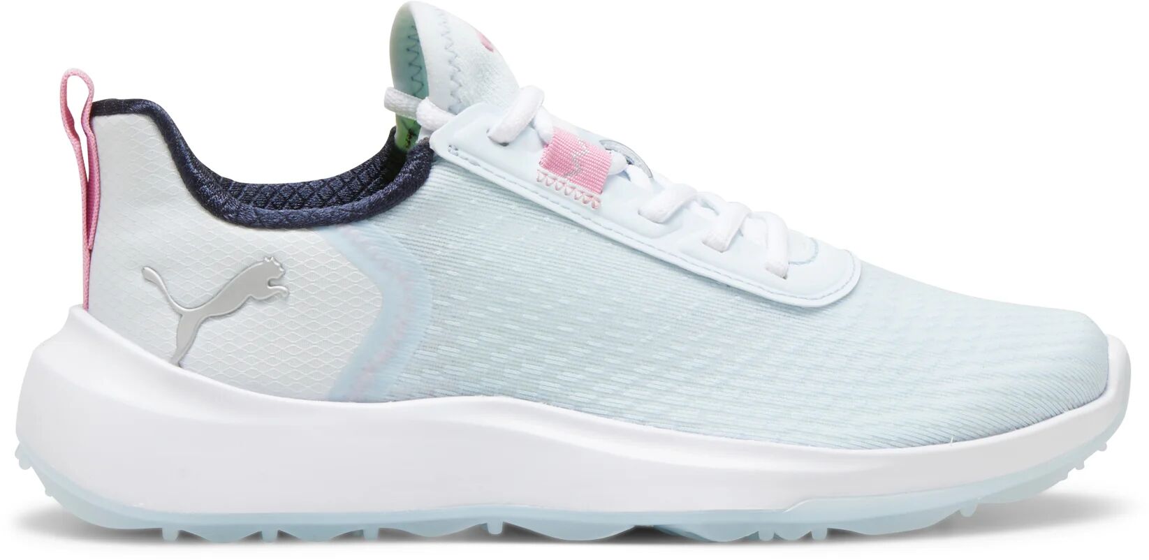 Puma Womens FUSION Crush Sport Golf Shoes 2024 - Icy Blue/Pink Icing - 6.5 - MEDIUM