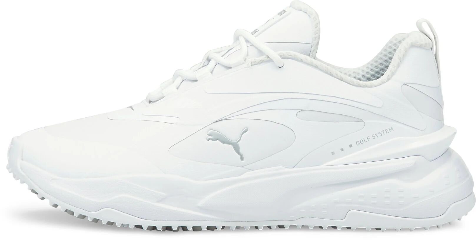 Womens GS-FAST Golf Shoes - Puma White/Puma White - 11 - MEDIUM