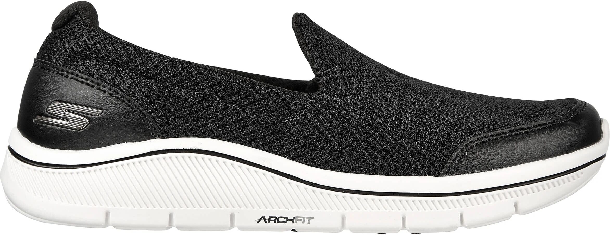 Skechers Womens GO GOLF Arch Fit Walk Golf Shoes - Black/White - 11 - MEDIUM