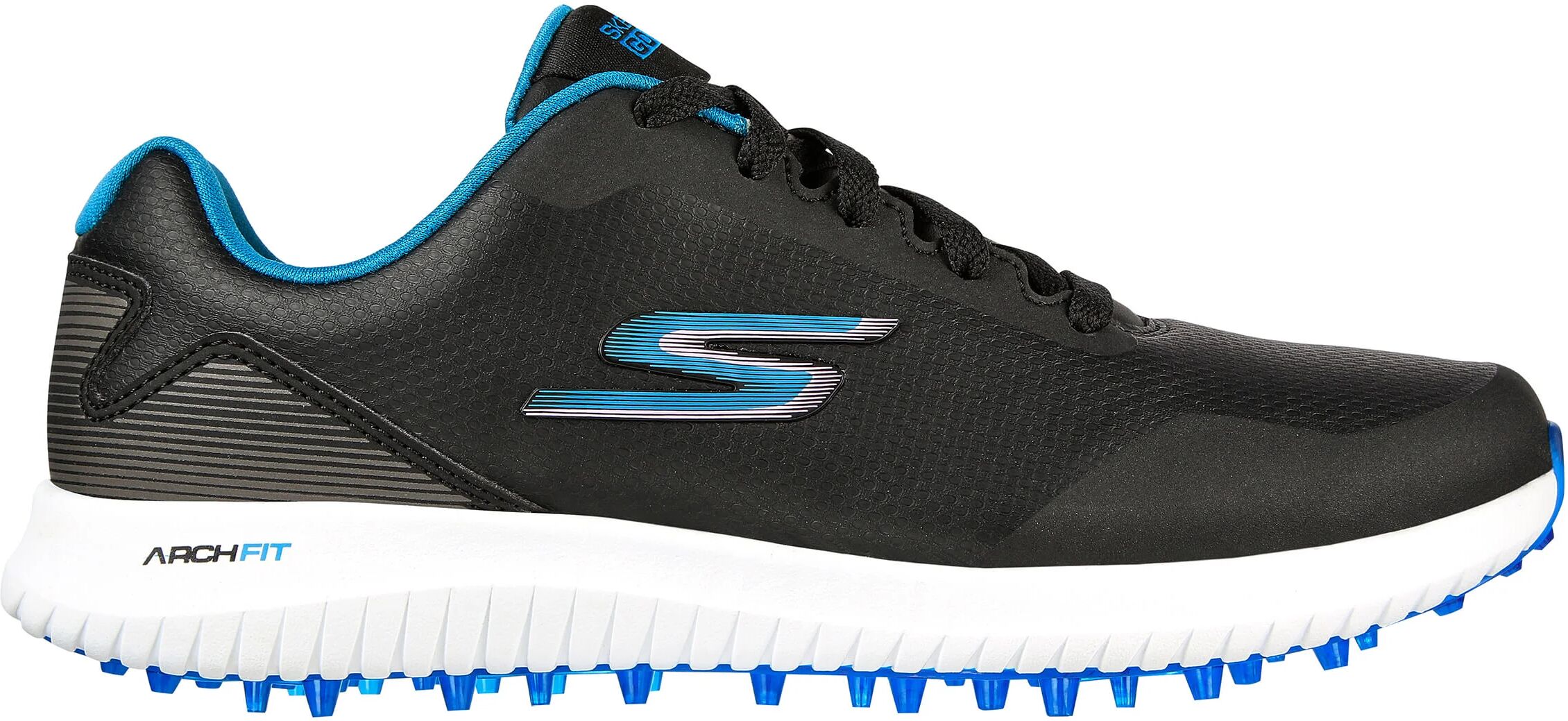 Skechers Womens GO GOLF Max 2 Golf Shoes - Black/Multi - 6 - MEDIUM