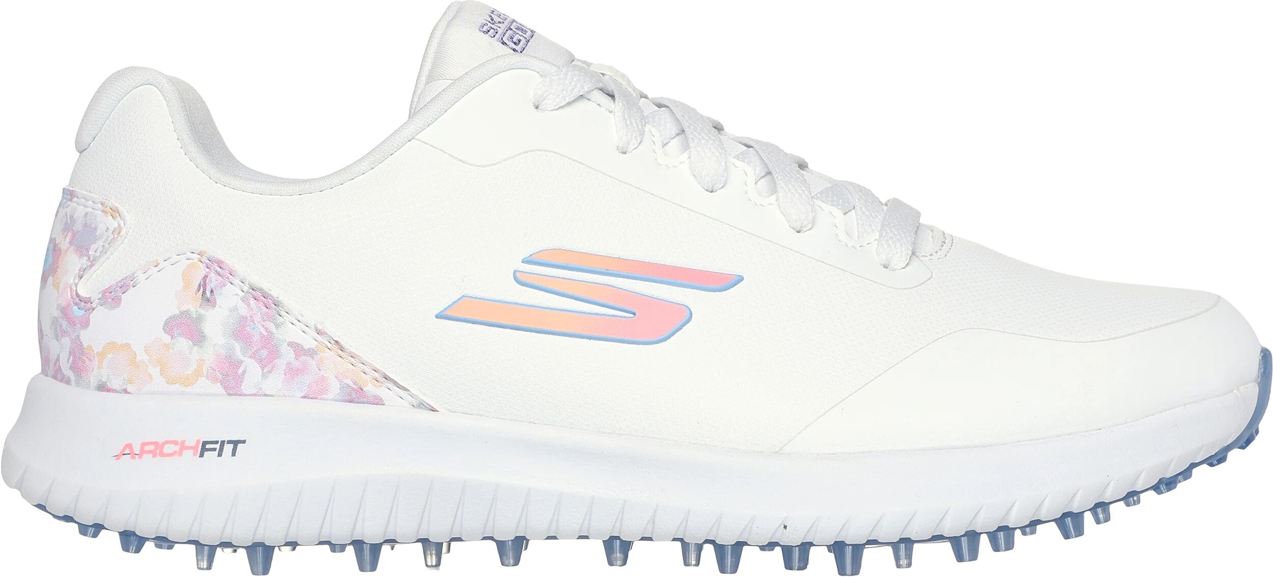 Skechers Womens GO GOLF Max 3 Golf Shoes - White/Multi - 8.5 - MEDIUM