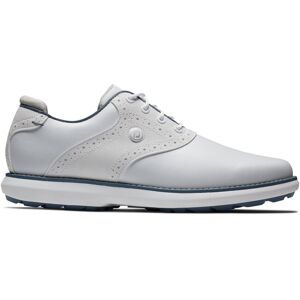 FootJoy Womens Traditions Spikeless Golf Shoes - White  - 8 - M