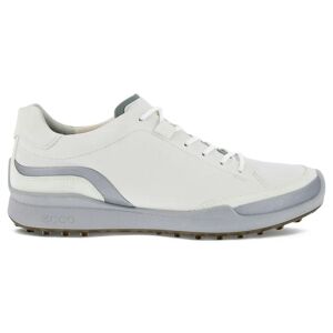Ecco Men's Biom Hybrid Laced Golf Shoes in White/Silver Metallic/White, Size 44 (US 10-10.5)
