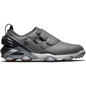 FootJoy Men's Tour Alpha Boa Golf Shoes in Grey/Charcoal/Orange, Size 7.5, Wide