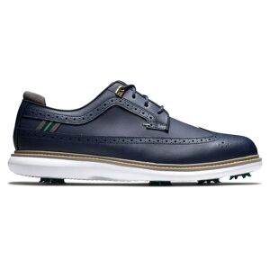 FootJoy Men's Traditions Golf Shoes in Navy/Navy/Green, Size 11.5, Wide