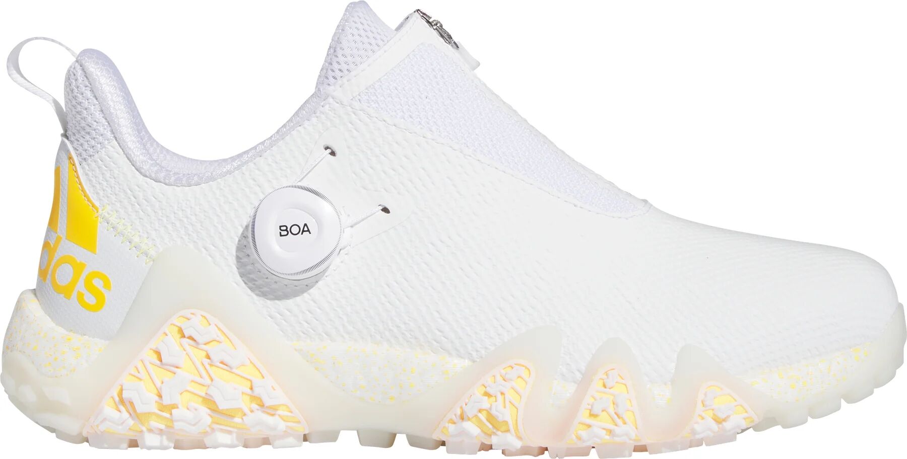 adidas CodeChaos 22 BOA Golf Shoes - Cloud White/Spark/Crystal White - 9.5 - MEDIUM