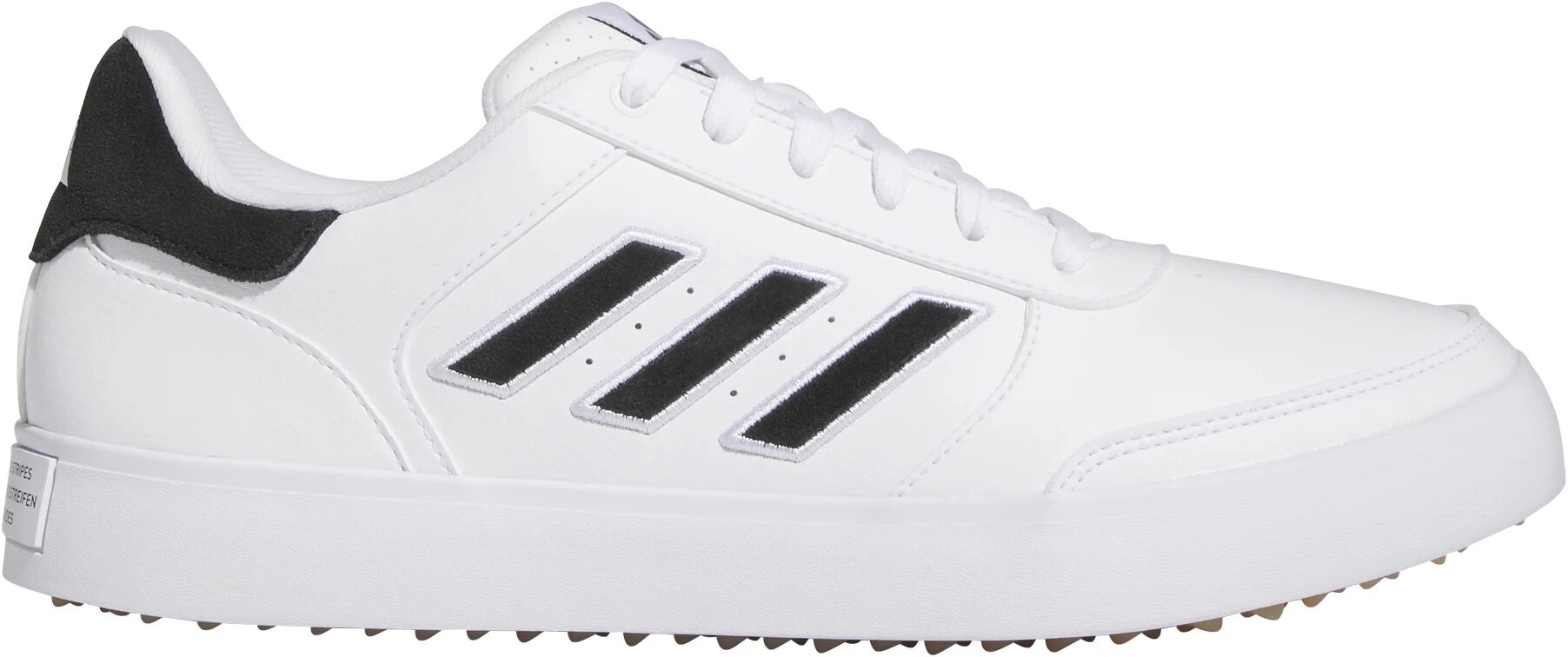 adidas Retrocross Spikeless 24 Golf Shoes - Cloud White/Core Black/Gum 4 - 10.5 - MEDIUM