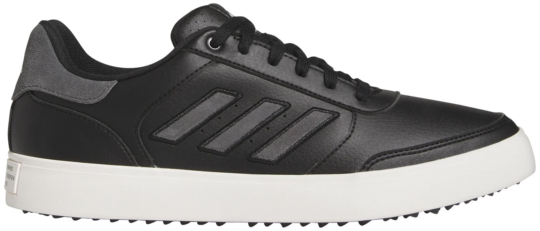 adidas Retrocross Spikeless 24 Golf Shoes - Core Black/Grey Five/Off White - 9.5 - MEDIUM